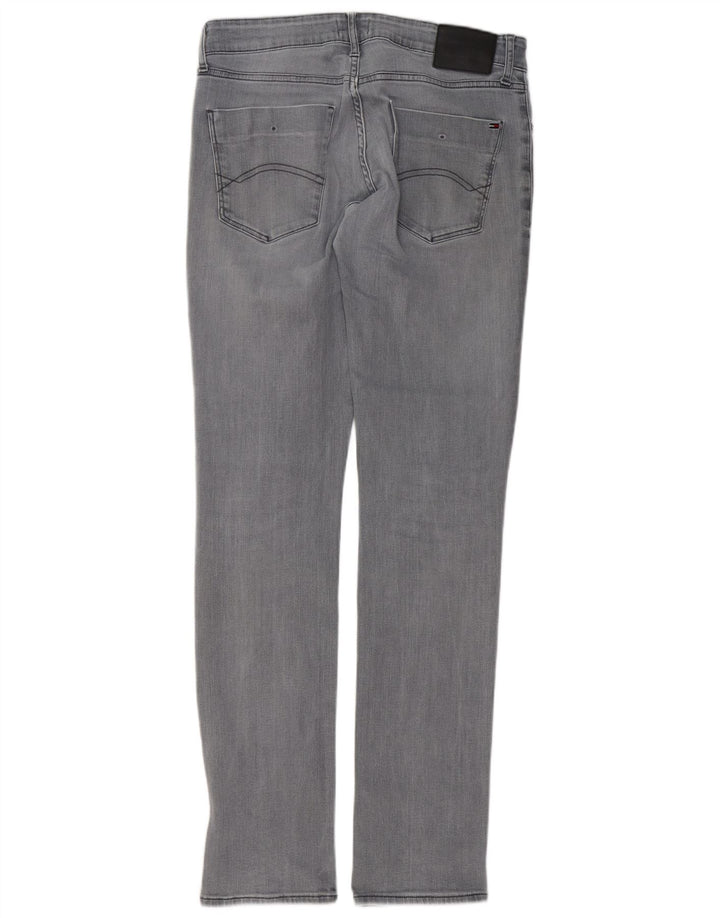 Tommy Hilfiger Herre Scanton Slim Jeans W32 L34 Grå Bomuld