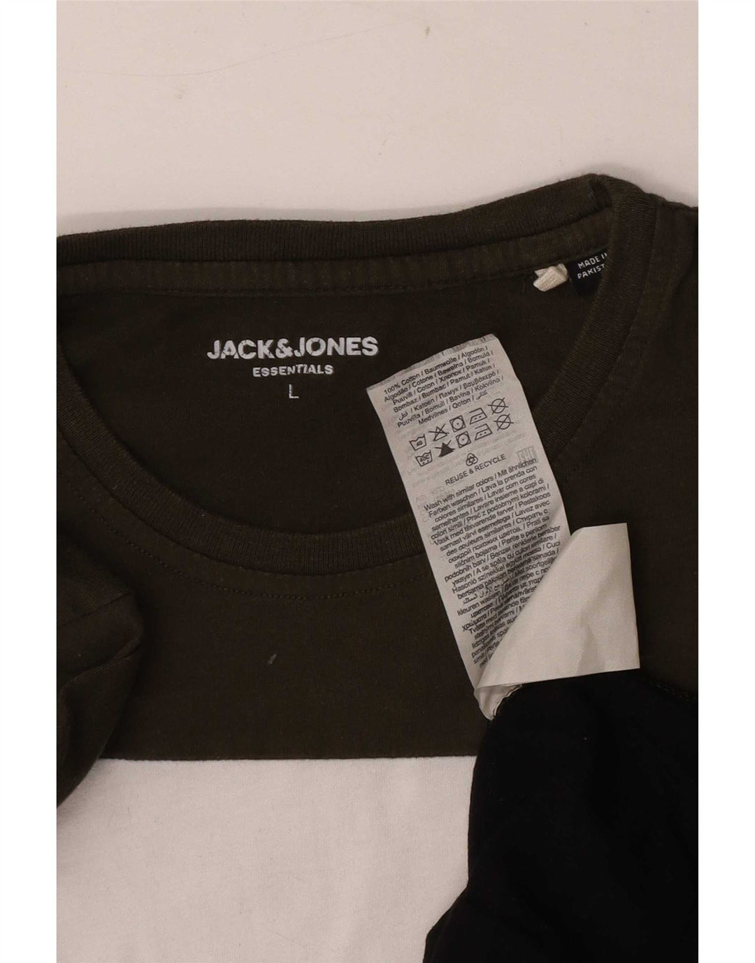 Jack & Jones Herre grafisk T-shirt Top Stor flerfarvet Colourblock