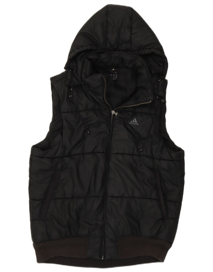 Adidas Herre Polstret Gilet UK 38 Medium Black Polyester