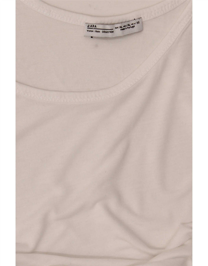 Zara Damevest Top UK 18 XL Hvid