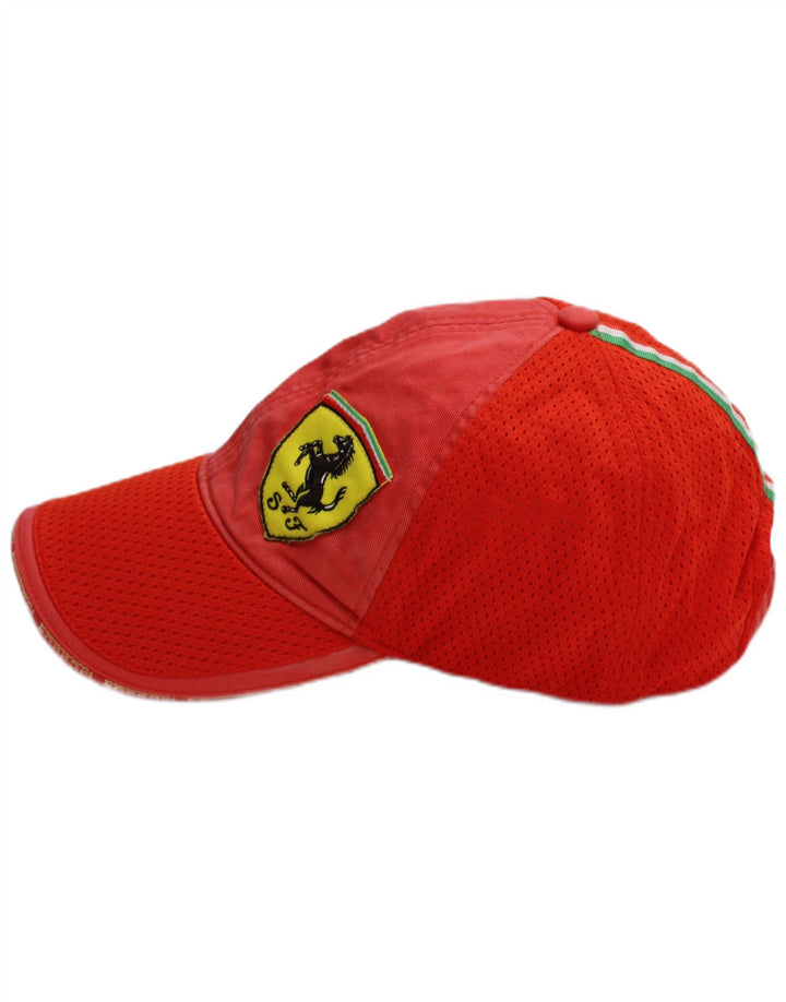 Puma Herre Ferrari grafisk baseballkasket One Size rød farveblok