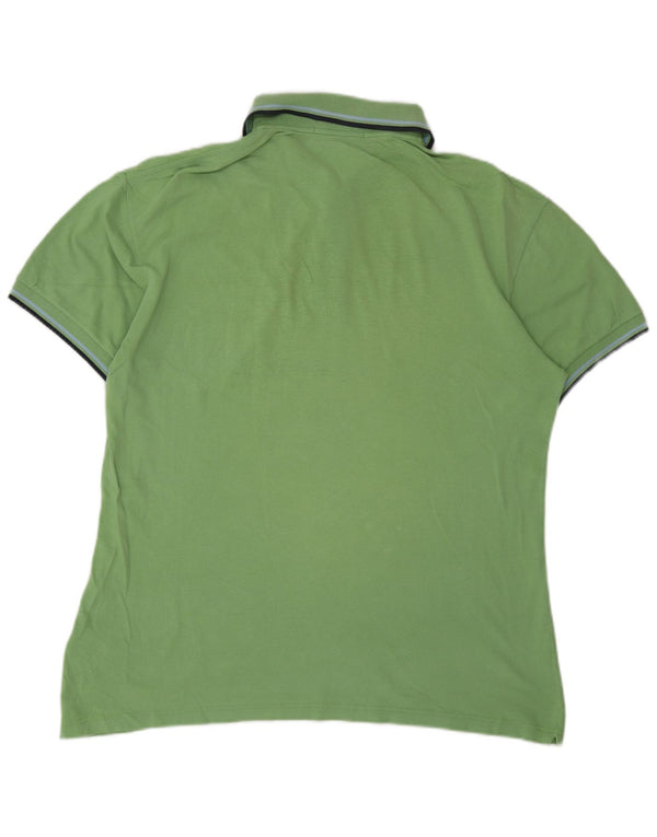 FRED PERRY Mens Polo Shirt Large Green
