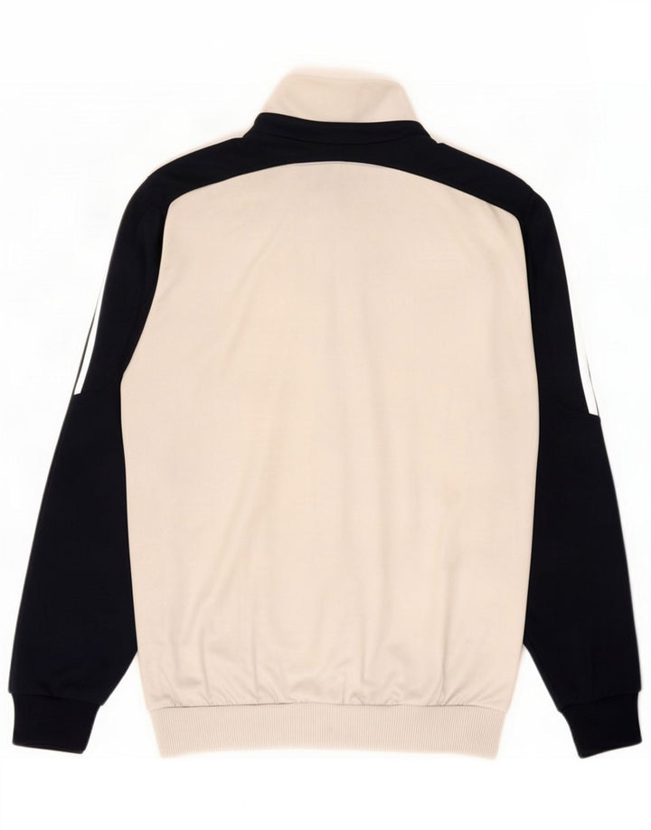 Adidas Træningsdragt jakke til mænd Small White Colourblock Polyester