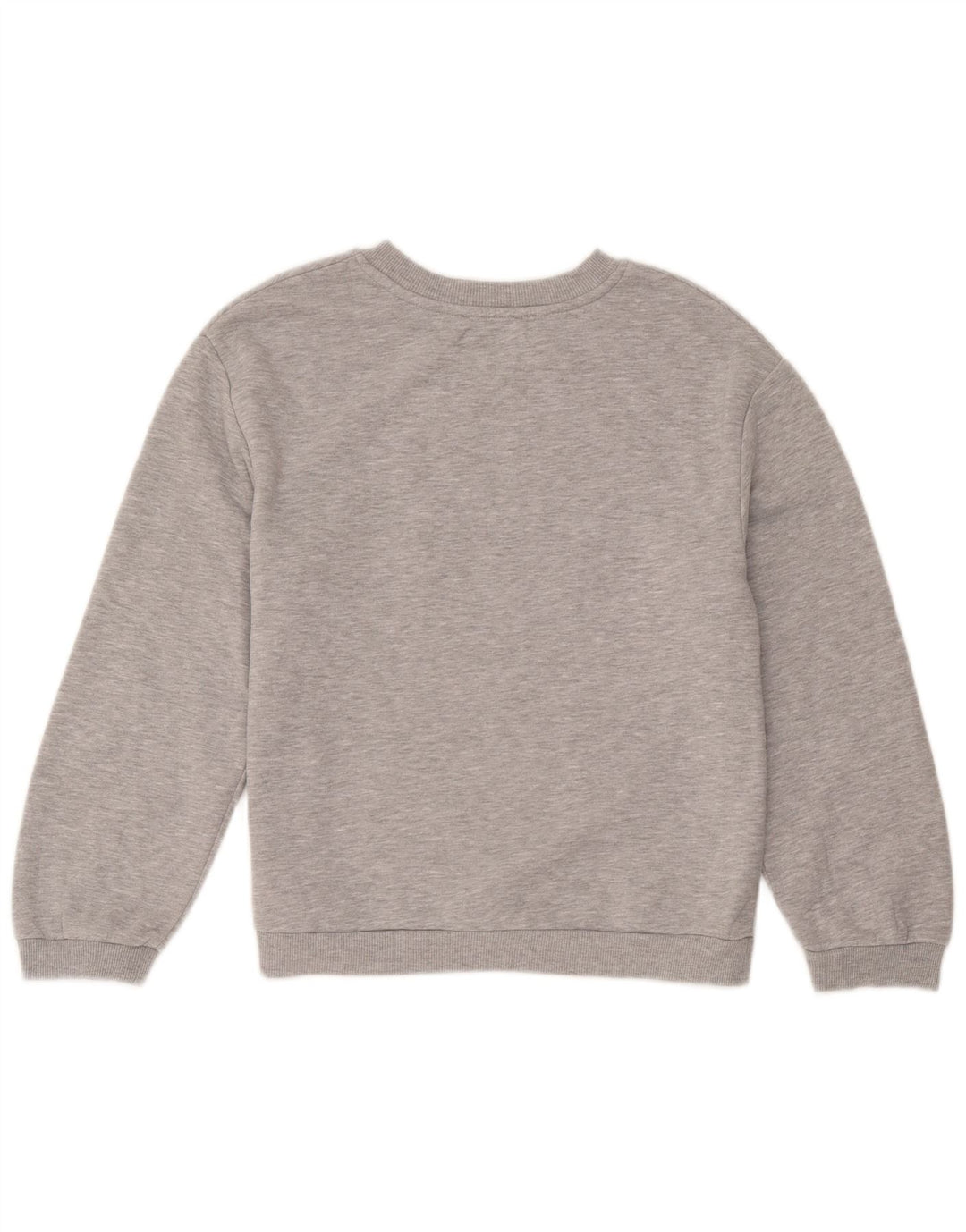 Zara Graphic Sweatshirt Jumper UK 10 Small Grey Flecked