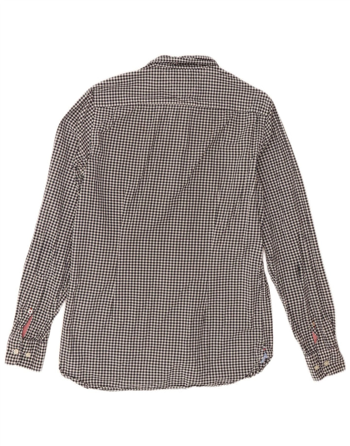 Tommy Hilfiger Herreskjorte Lille Sort Gingham Bomuld