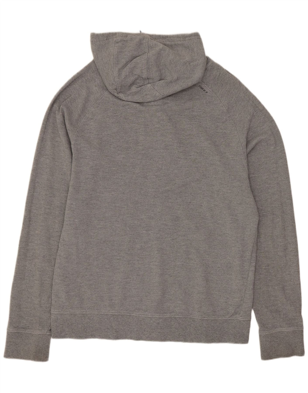 JACK & JONES Herre Knaphals Hættetrøje XL Grå Bomuld