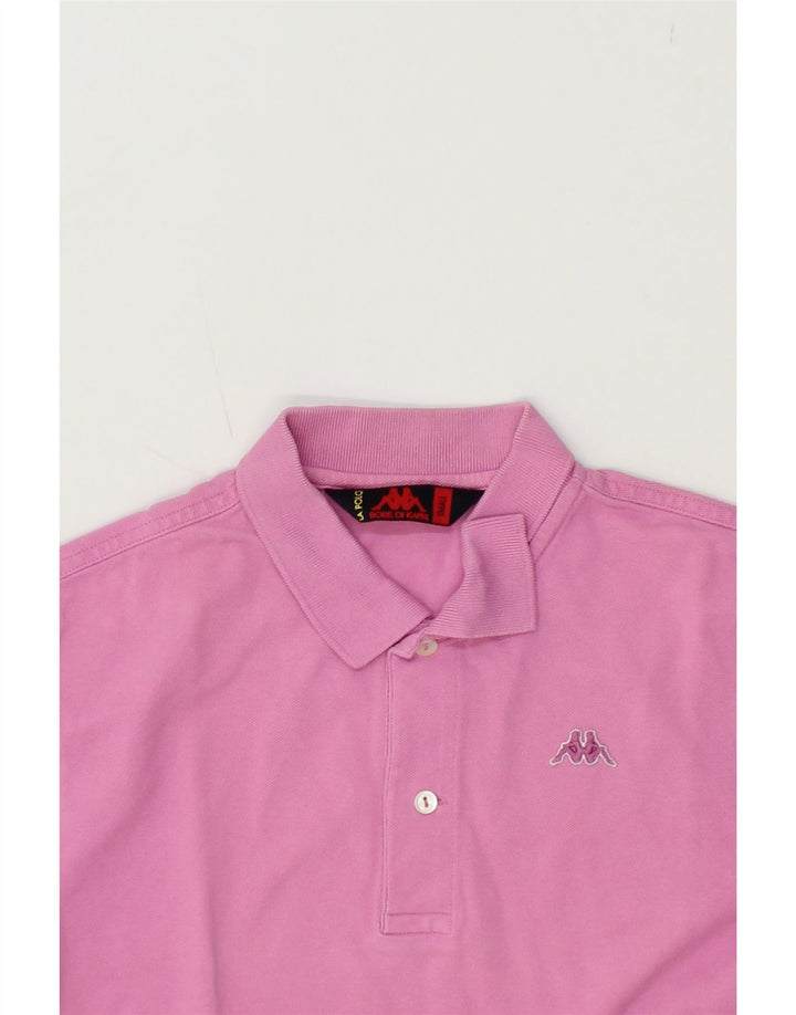 KAPPA Mens Polo Shirt Small Pink Cotton Vintage Kappa and Second-Hand Kappa from Messina Hembry 