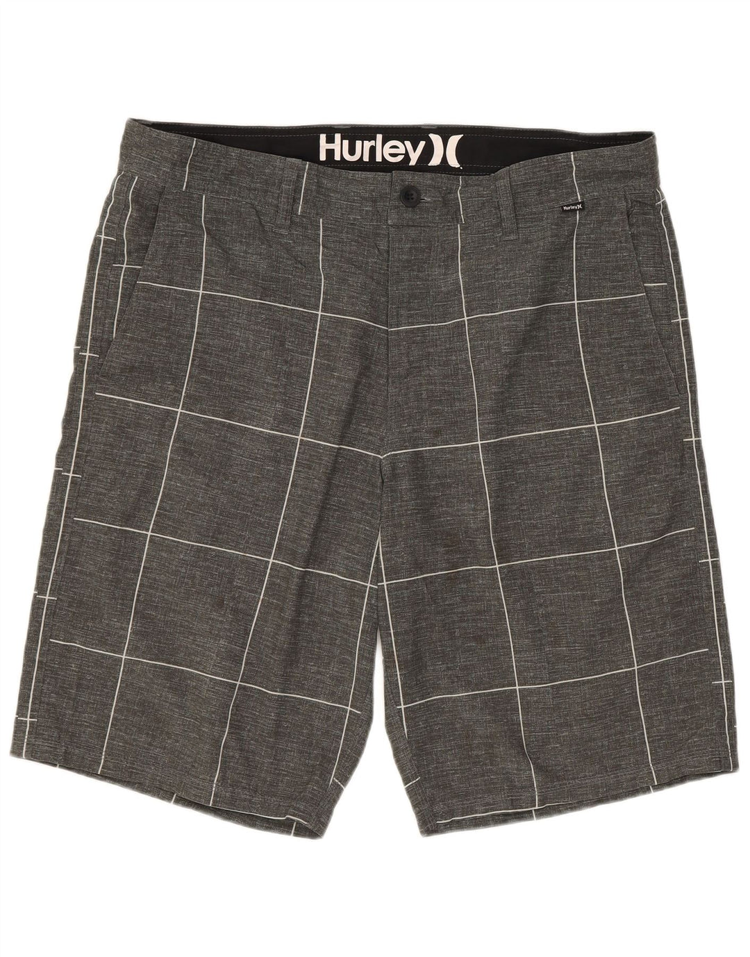 Hurley Herre Chino Shorts W34 Stor Grå Geometrisk