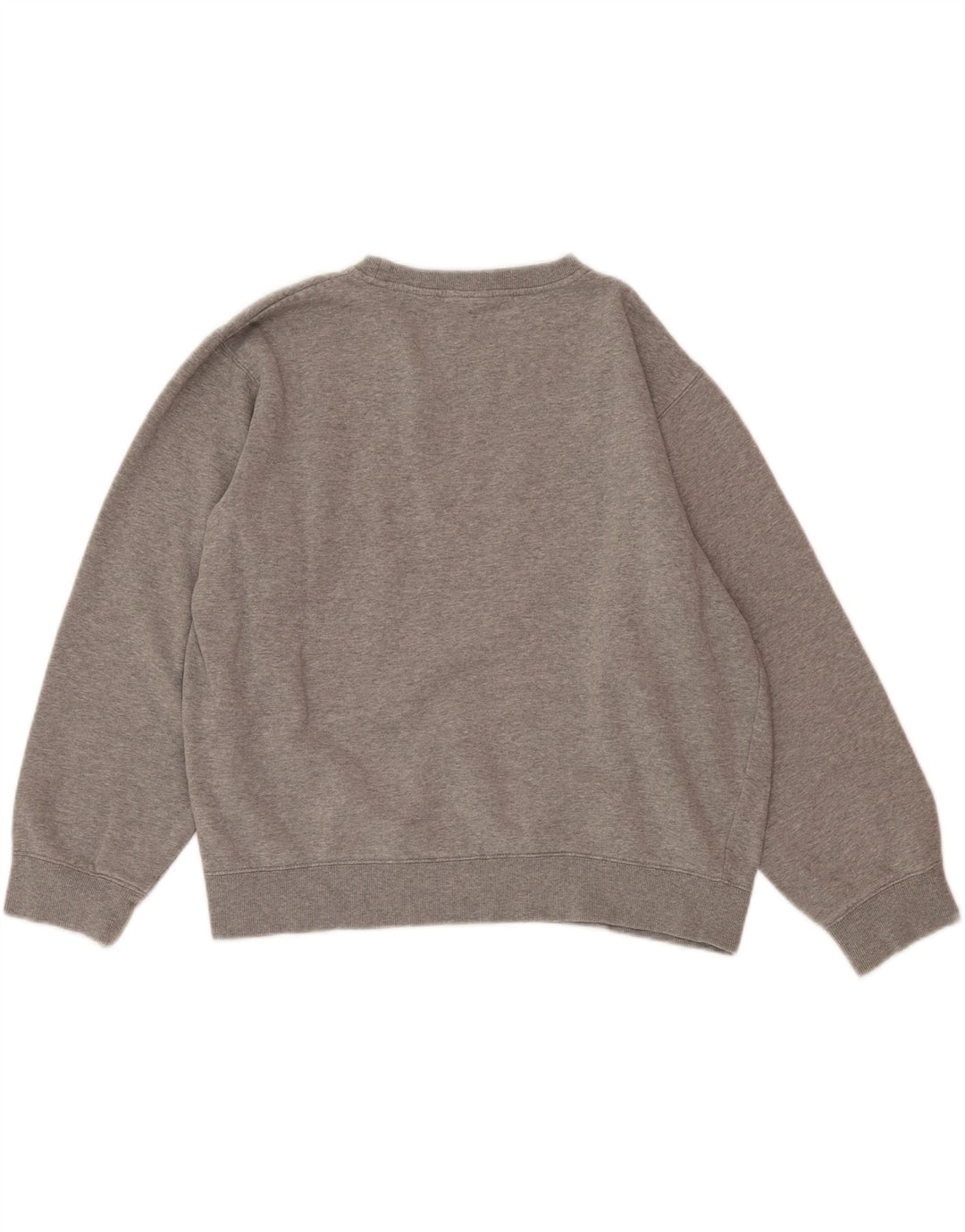FILA Womens Oversized Graphic Sweatshirt Jumper UK 14 Large Grey