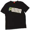 Puma Boys Grafisk T-Shirt Top 15-16 år Sort