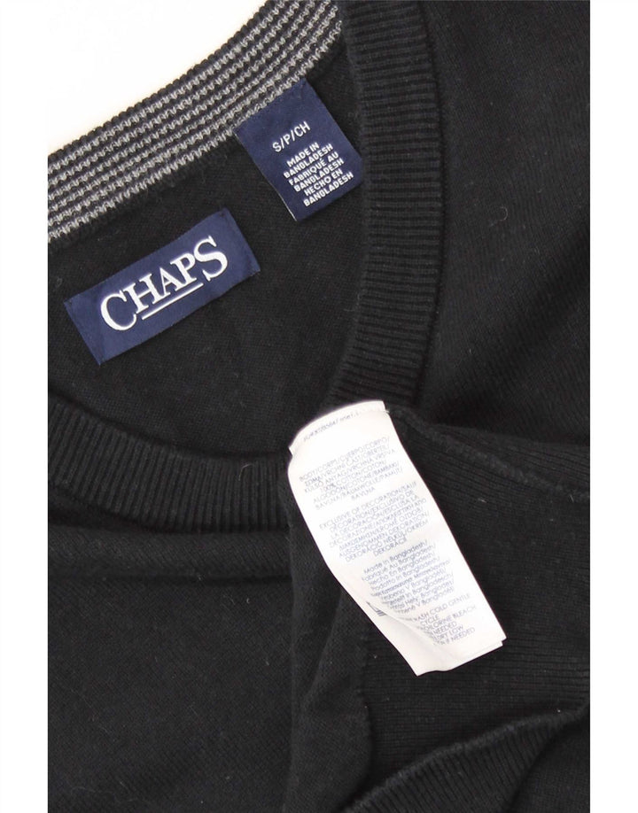 Chaps Herrevest Tank Top Lille Sort Bomuld
