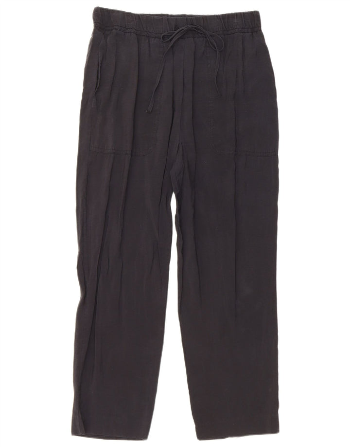 Zara Straight Cropped Bukser Medium W28 L25 Sort