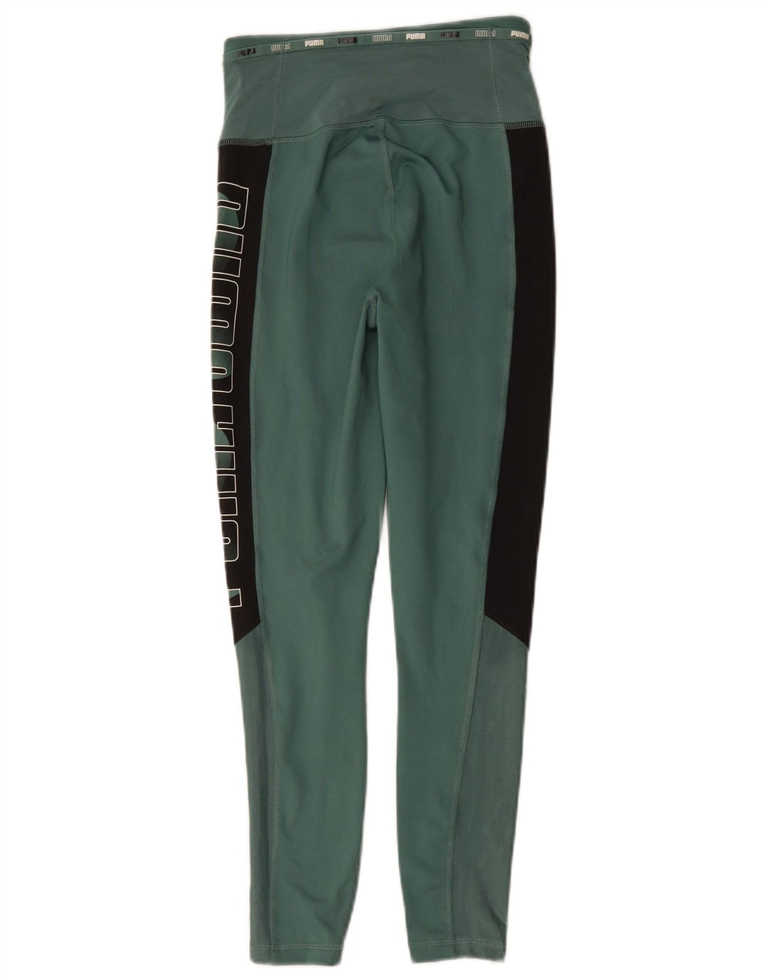 Puma Grafiske Leggings til kvinder UK 6 XS Grøn Colourblock Polyester