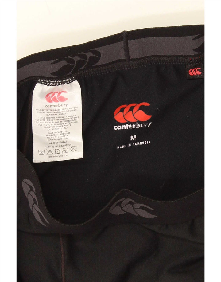 Canterbury grafiske leggings til mænd mellem sort polyester