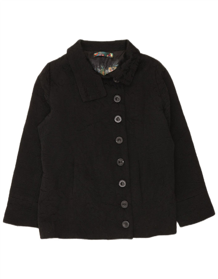 Desigual Dame Overfrakke EU 46 XL Sort