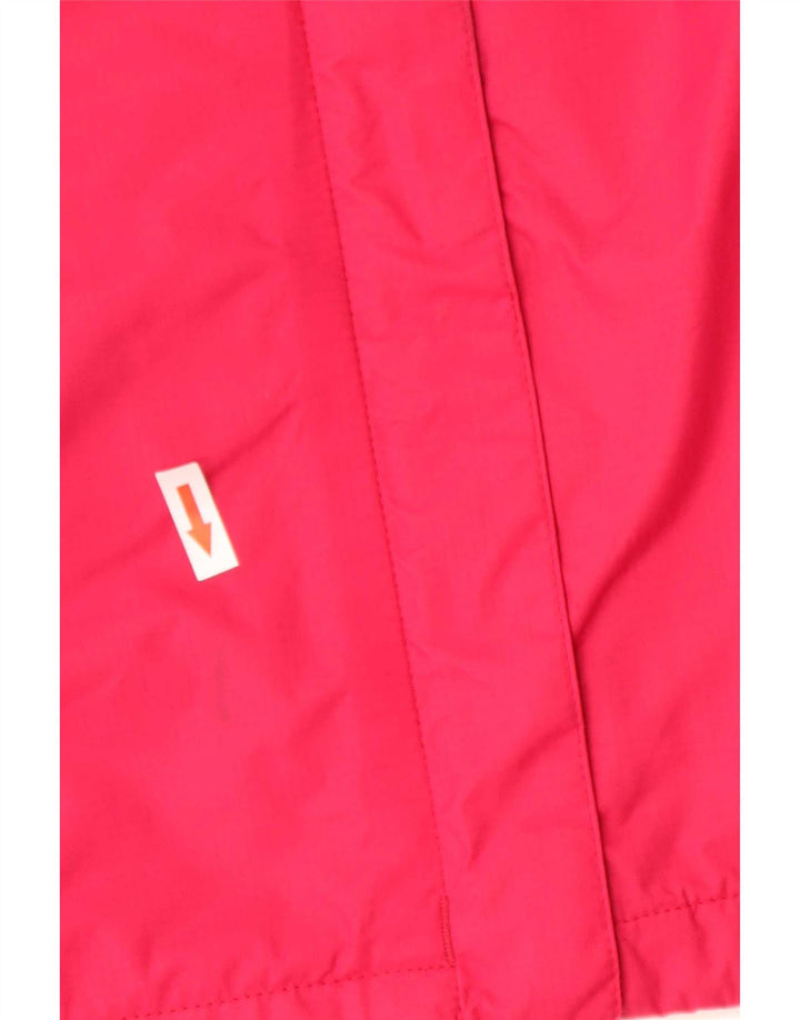 Columbia Regnjakke med hætte til kvinder UK 10 Small Pink Nylon