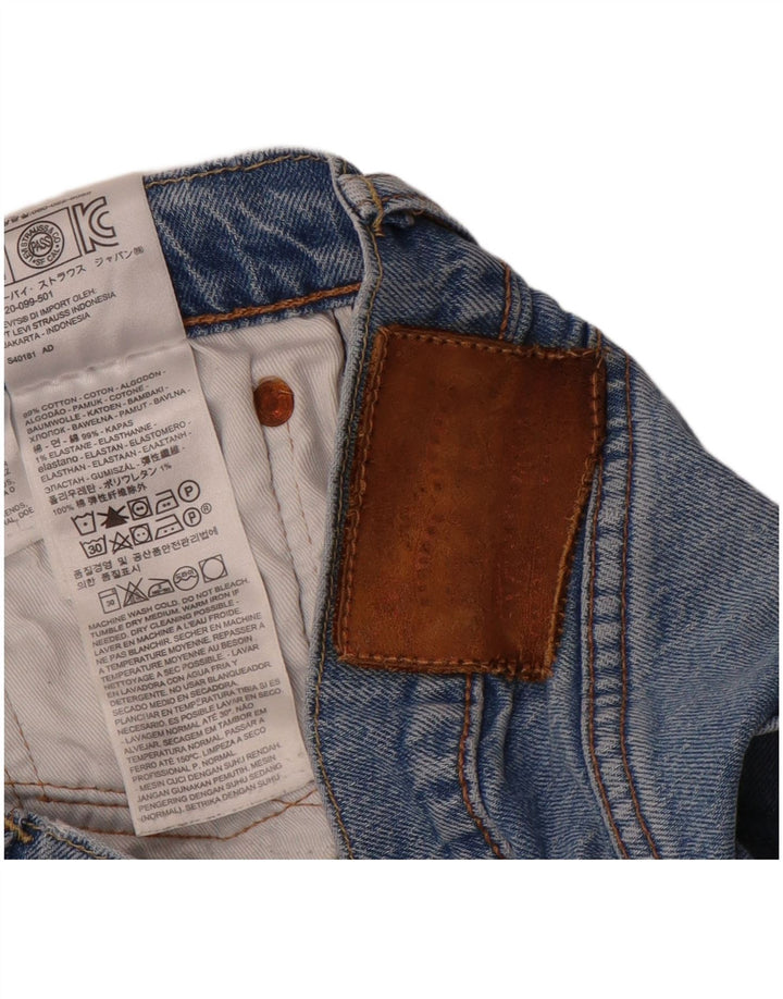 Levi's Dame Slim Jeans W33 L32 Blå Bomuld