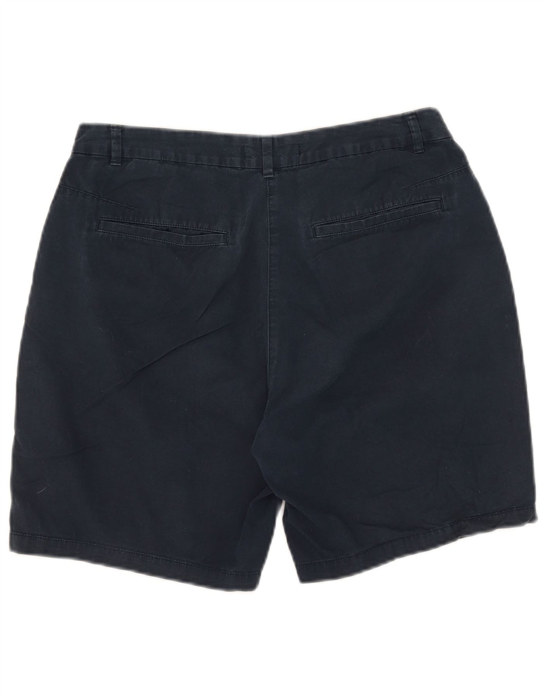 Marks & Spencer Chino Shorts til kvinder UK 12 Medium W31 Marineblå Bomuld