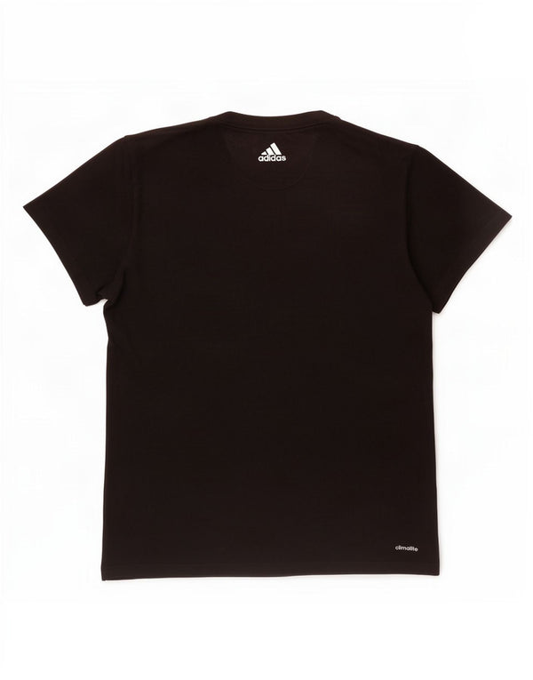 Adidas Herre grafisk T-shirt Top Stor sort bomuld