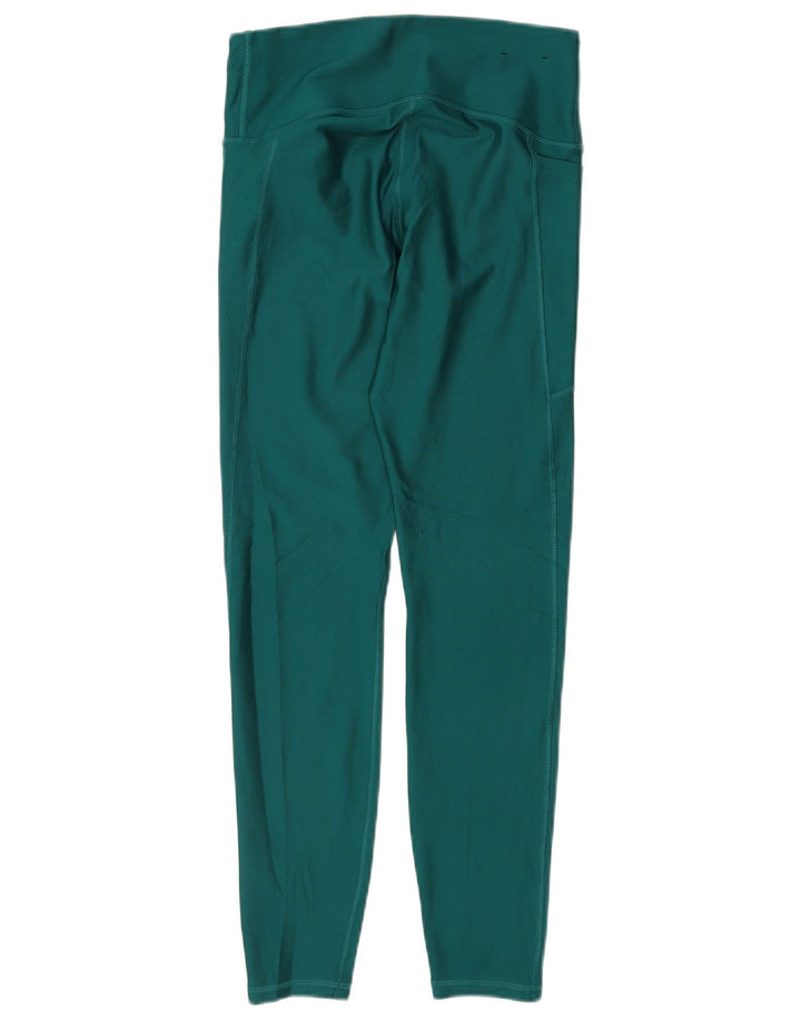 UNDER ARMOUR Dame Leggings UK 12 Medium Green Polyester
