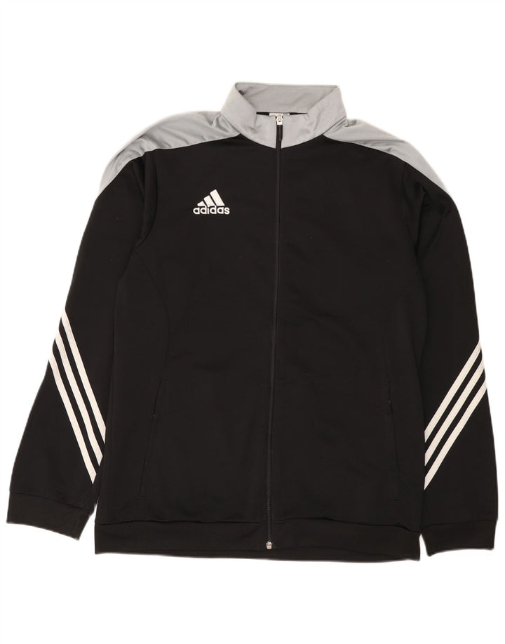 Adidas fuld træningsdragt til mænd Large Black Colourblock Polyester