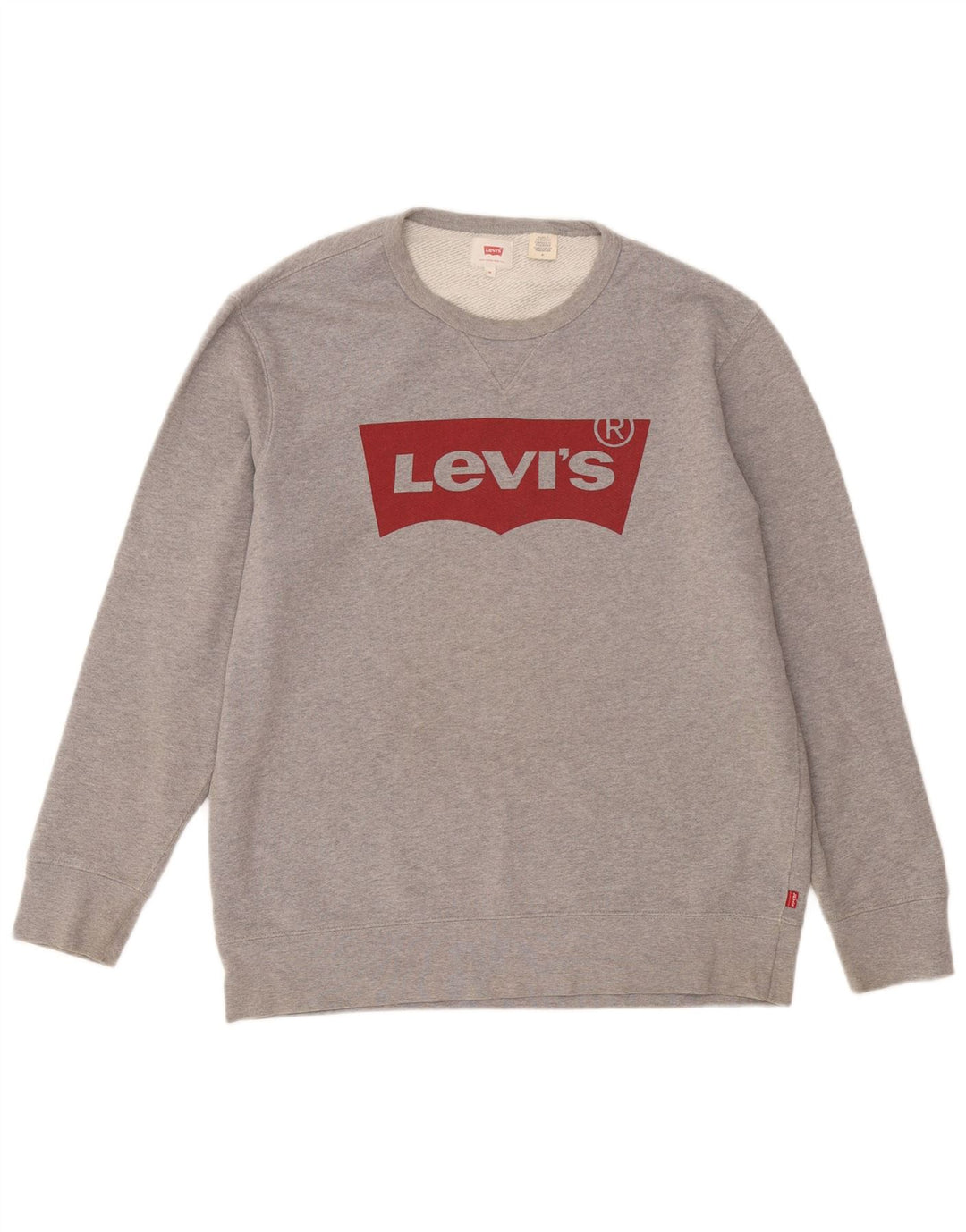 Levi's Grafisk sweatshirt til mænd mellem grå bomuld