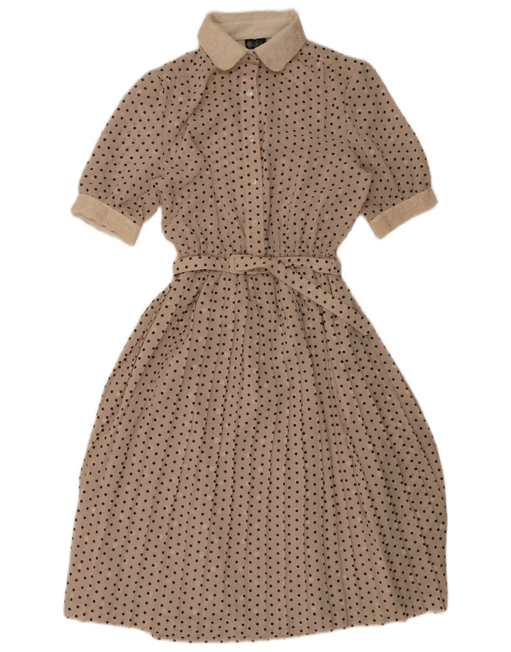 Din sjette sans Dame A-Line Kjole IT 44 Medium Beige Plettet Polyester