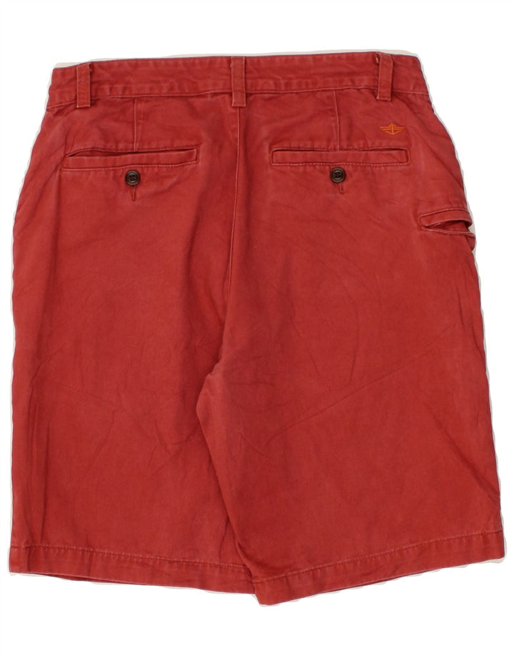 DOCKERS Mens Chino Shorts W30 Medium Red Cotton Vintage Dockers and Second-Hand Dockers from Messina Hembry 