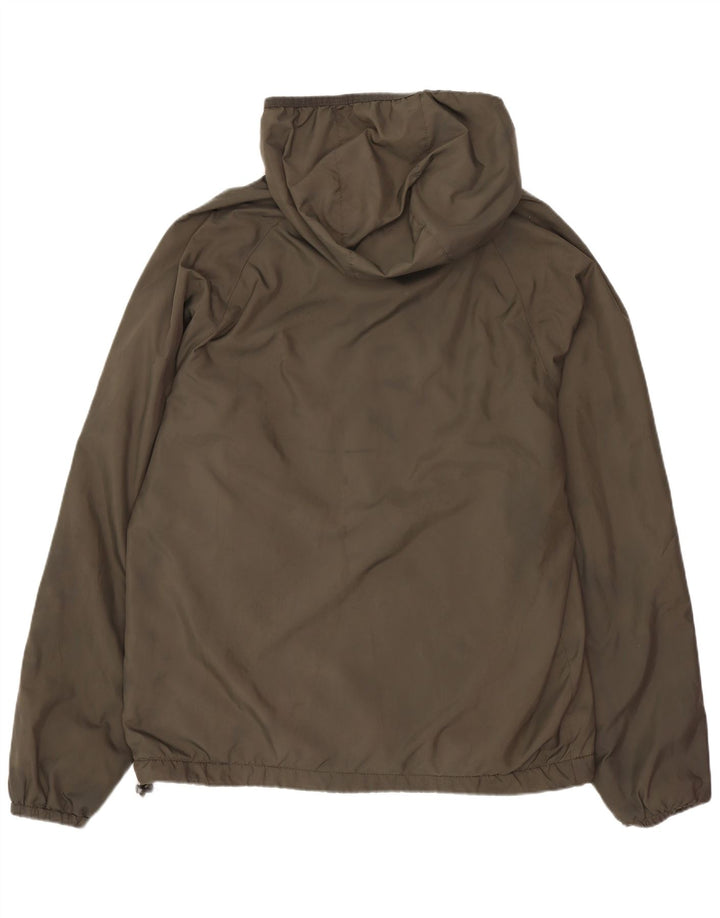 New Balance Dame Hættejakke UK 14 Medium Khaki Polyester
