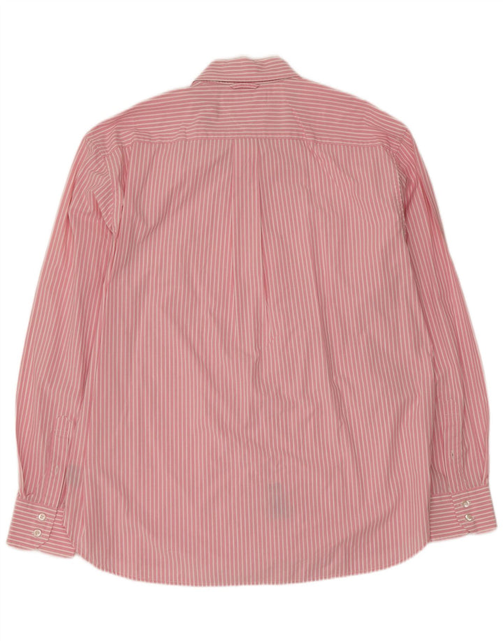 Tommy Hilfiger Herreskjorte XL Pink Stribet Bomuld