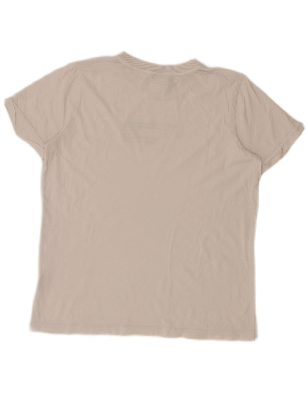 Tommy Hilfiger Dame Grafisk T-Shirt Top UK 14 Medium White