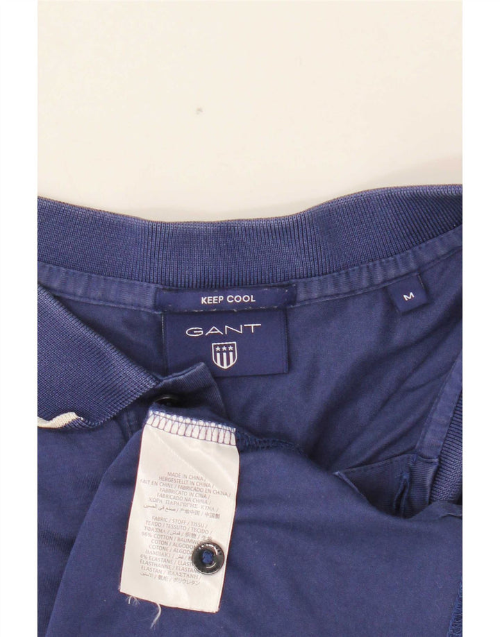 Gant Poloshirt til mænd Medium marineblå stribet bomuld