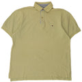Tommy Hilfiger Herre Polo Shirt Lille Khaki Bomuld