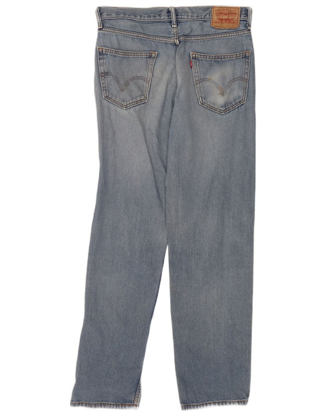 Levi's Mens 550 Relaxed Fit Straight Jeans W34 L34 Blå