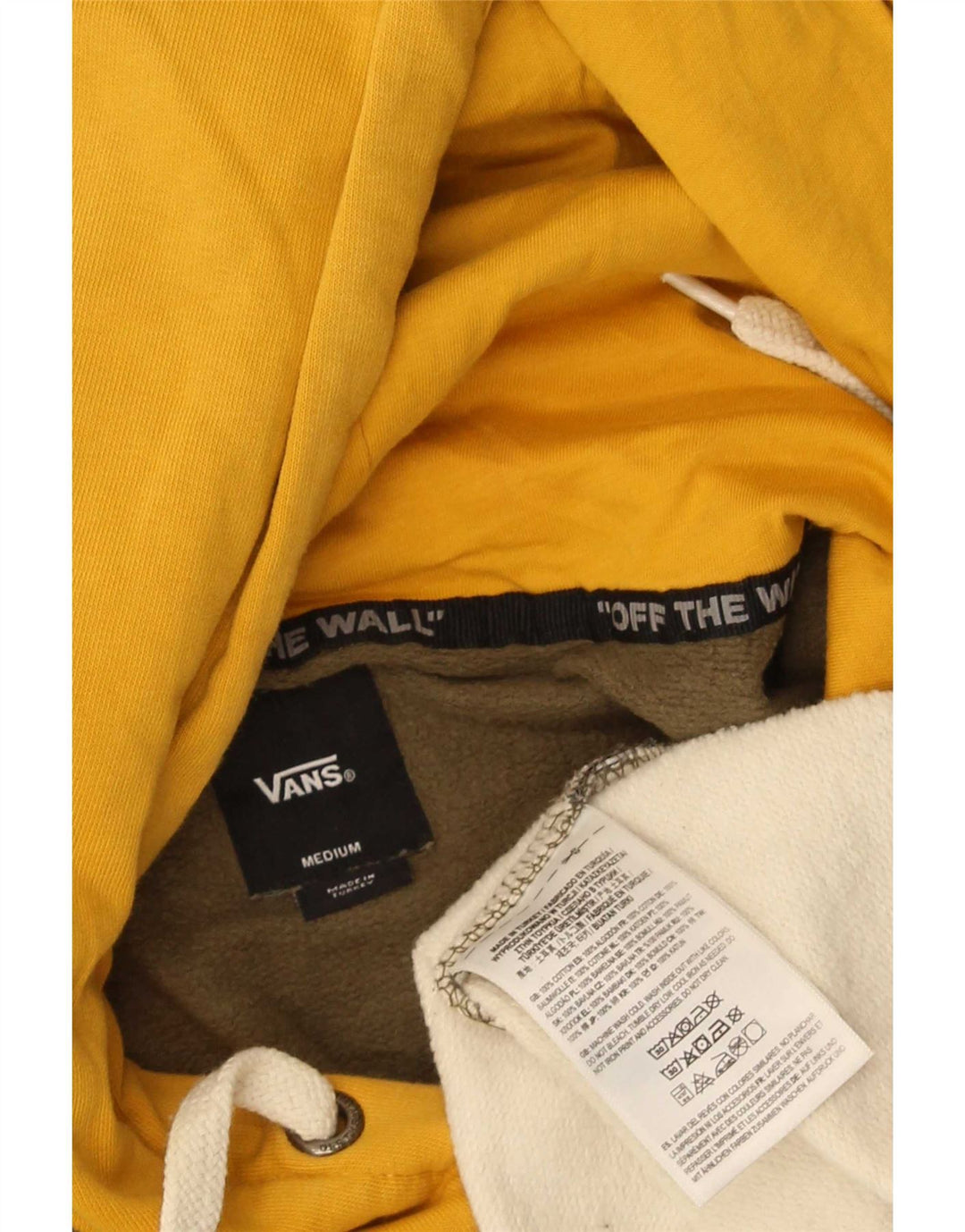 Vans Herre hættetrøje Jumper Medium Khaki Colourblock Bomuld