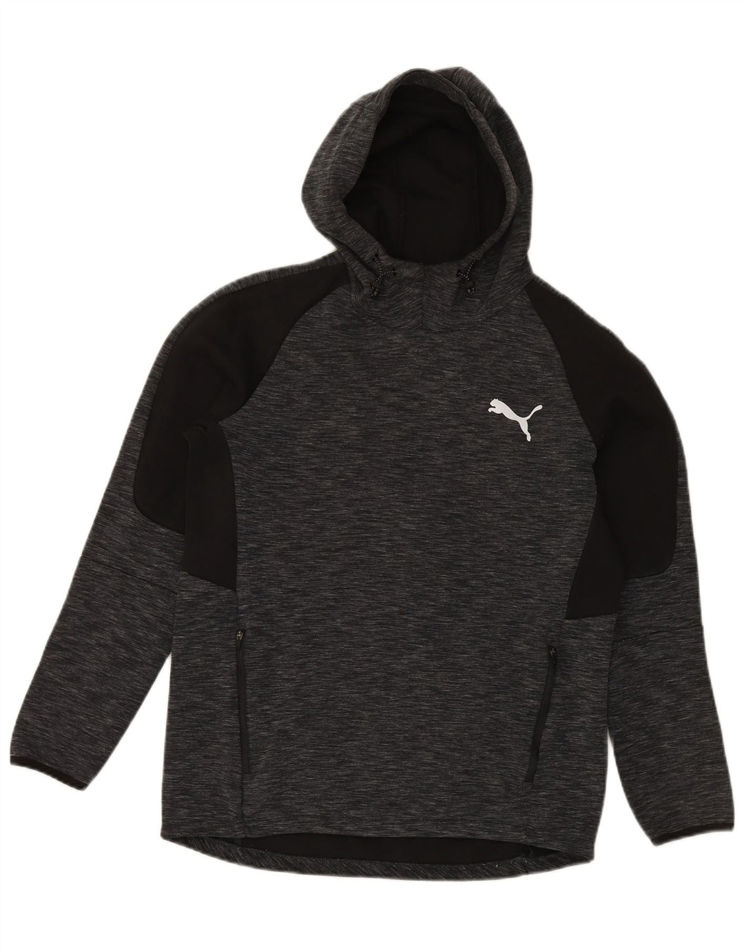 Puma Herre hættetrøje Jumper Medium Grey Flecked Bomuld