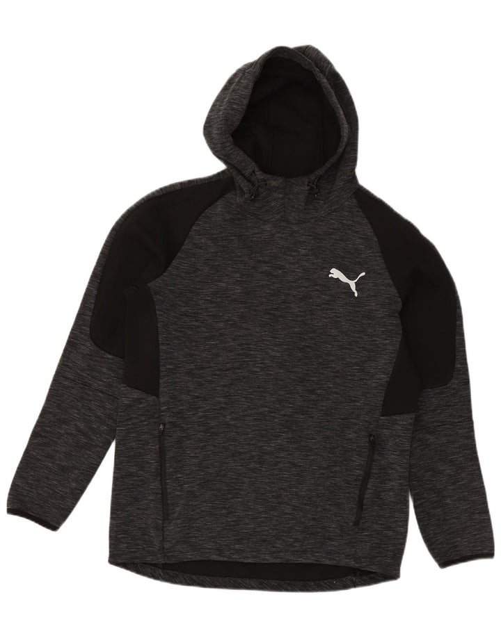 Puma Herre hættetrøje Jumper Medium Grey Flecked Bomuld