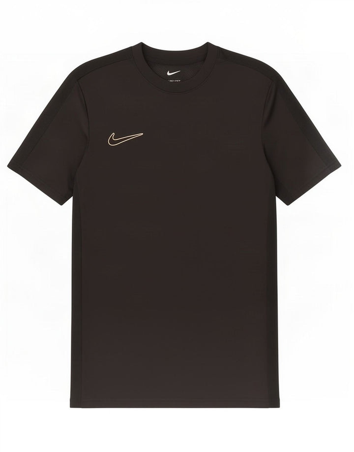 Nike Herre Dri Fit Slim T-Shirt Top Lille Sort Polyester