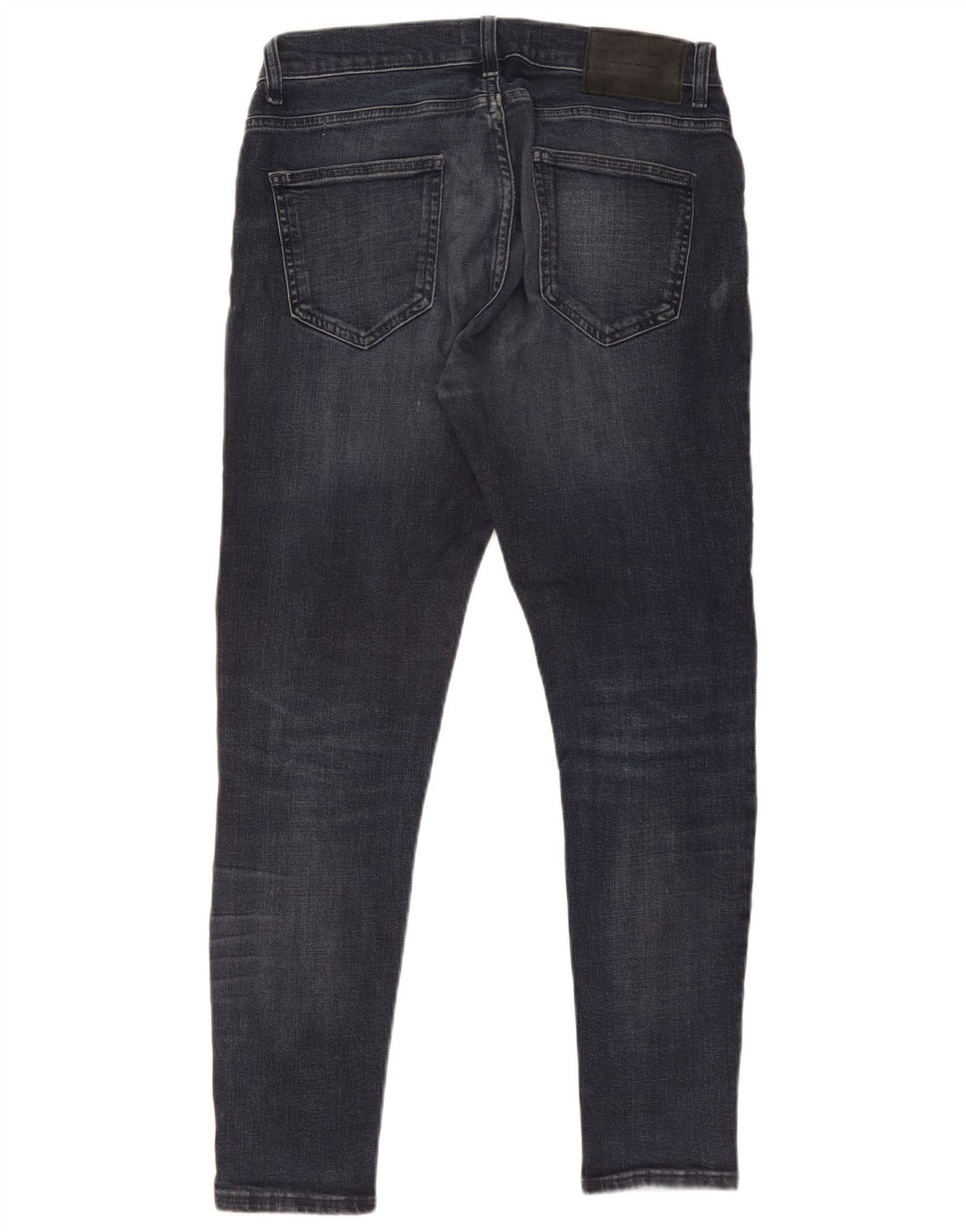 Zara Herre Slim Jeans EU 40 Medium W31 L28 Marineblå Bomuld