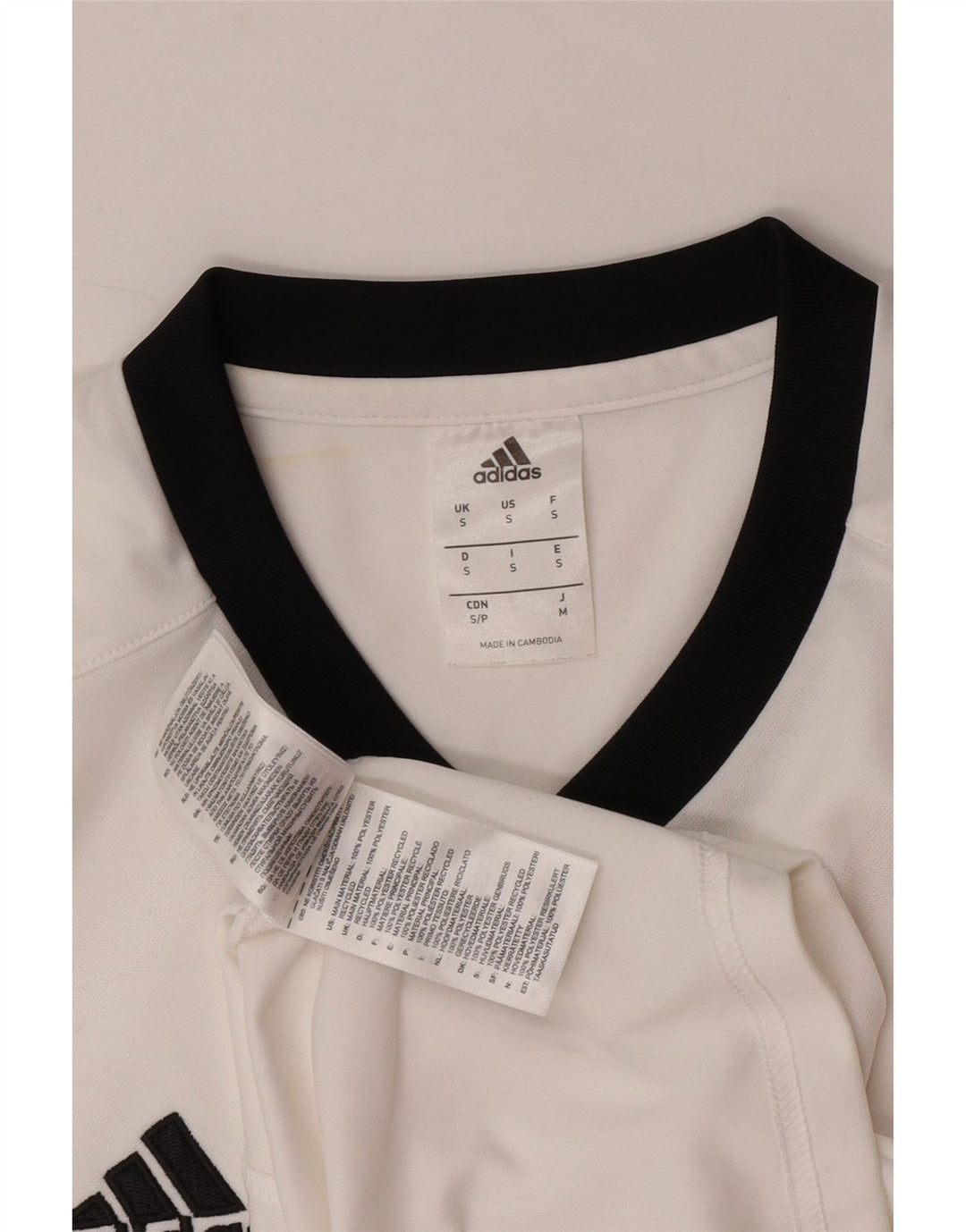 Adidas Herre Climalite T-Shirt Top Lille Hvid Polyester