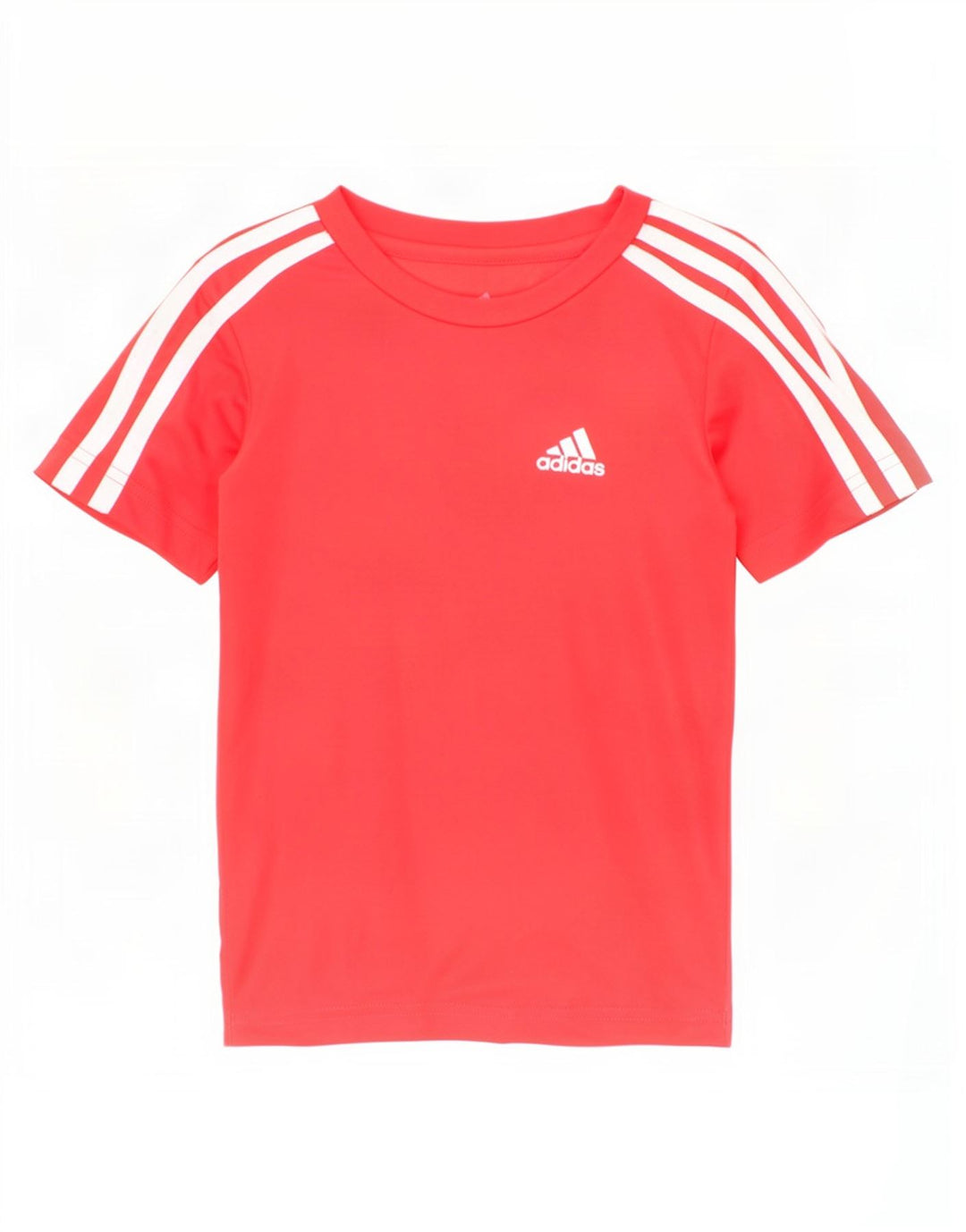 Adidas Boys Aeroready Grafisk T-Shirt Top 4-5 År Rød Polyester