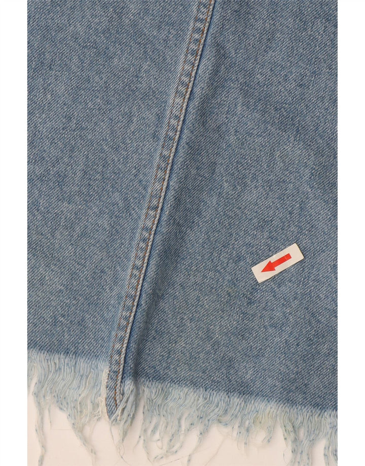 Gaelle Dame Denim Skort W26 Lille Blå Bomuld