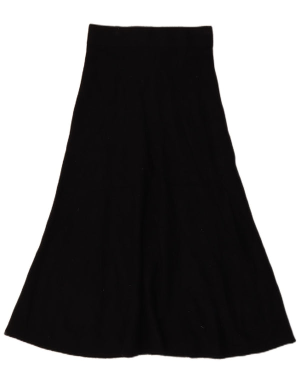Marks & Spencer Dame A-Line nederdel med høj talje UK 10 Small W26 Sort