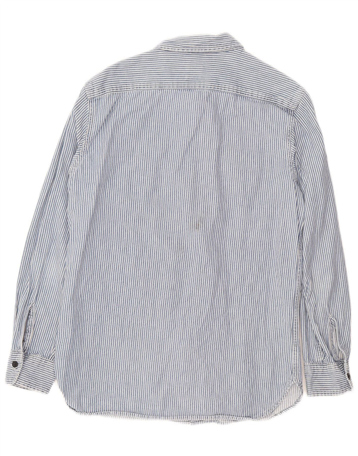 Levi's Relaxed Fit skjorte til mænd XS Blue Pinstripe