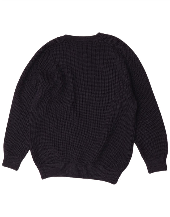 Orcinus Herre Crew Neck trøje Sweater Medium Navy Blue Uld