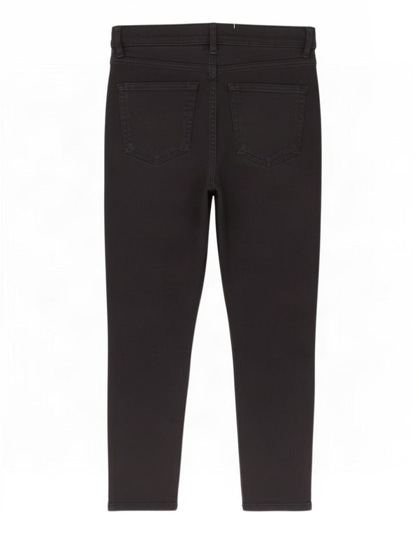 Topshop Womens Jamie Crop Skinny Jeans W30 L25 Black Cotton