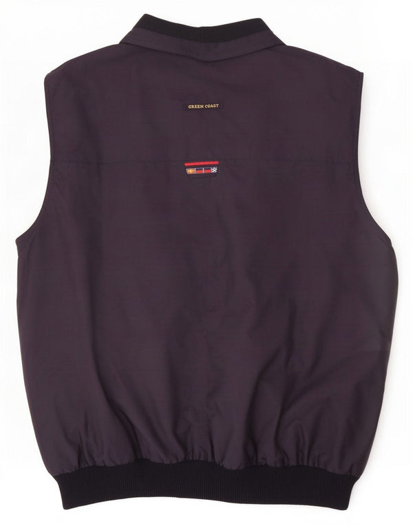 Green Coast Herre Vendbar Gilet UK 44 2XL Navy Blue Polyurethane