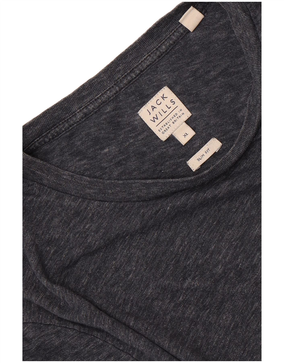 Jack Wills Herre Slim Fit T-Shirt Top XL Grå