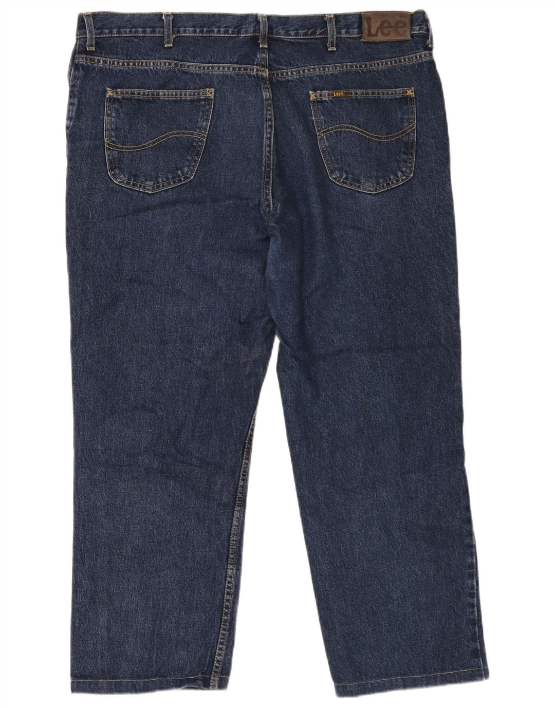 Lee Straight Jeans til mænd W44 L27 marineblå bomuld