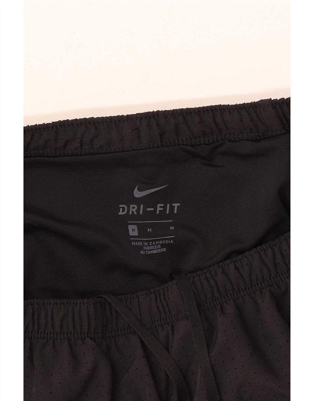 Nike Herre Dri Fit grafiske sportsshorts Medium Sort
